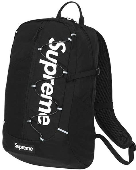 black supreme backpacks